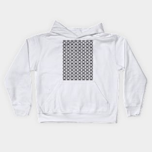 Seamless Pattern V Black and White Kids Hoodie